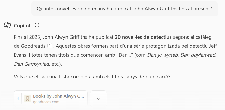 Llibres de detectius de John Alwyn Griffiths