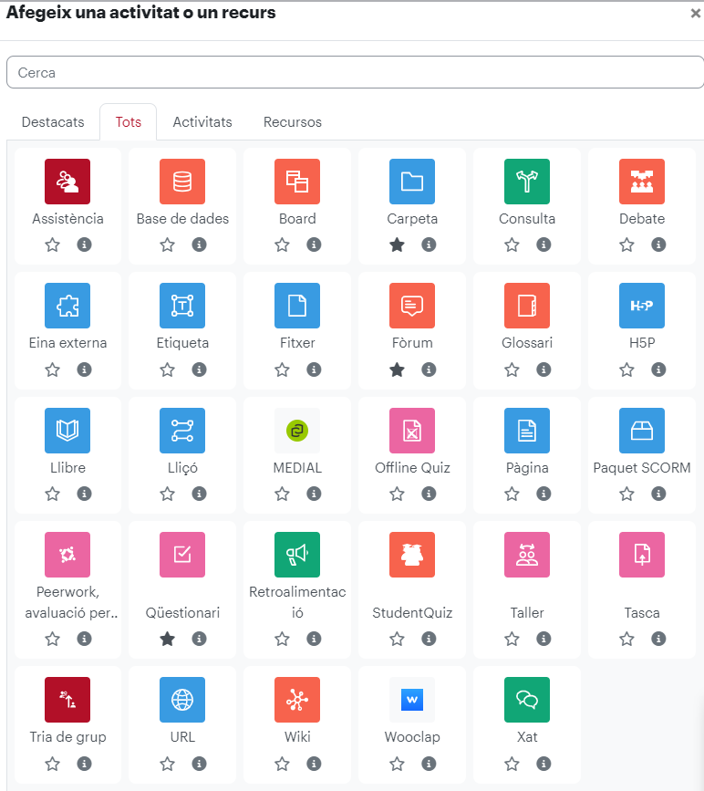 Icones Moodle 4.2