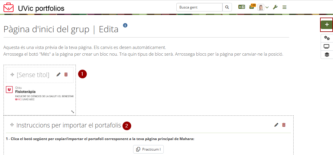 Inici grup