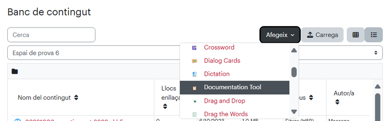 Fitxer:H5P DocumentationTool 01 M4.png