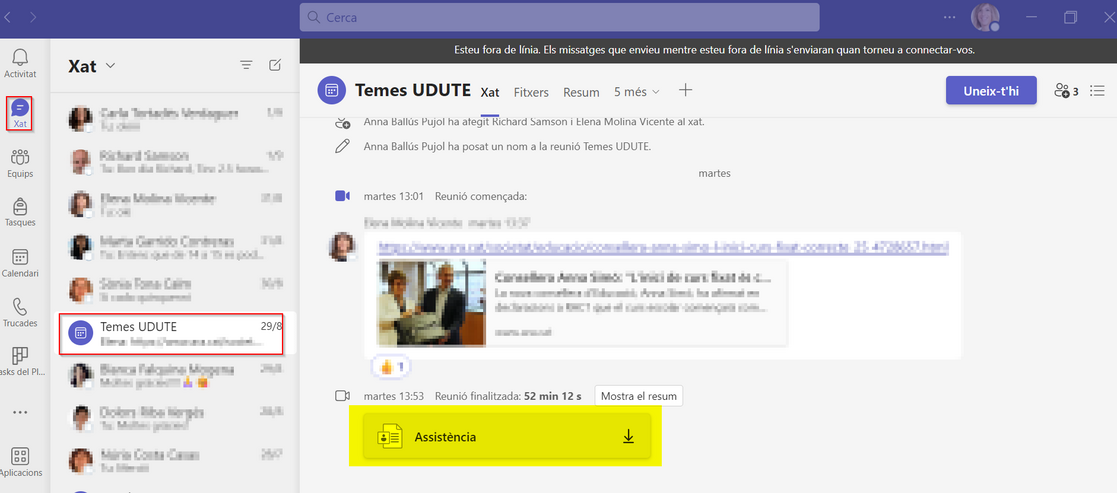 Assistència xat